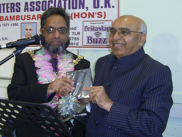 Mayor of Blackburn with Babar Bambusari
