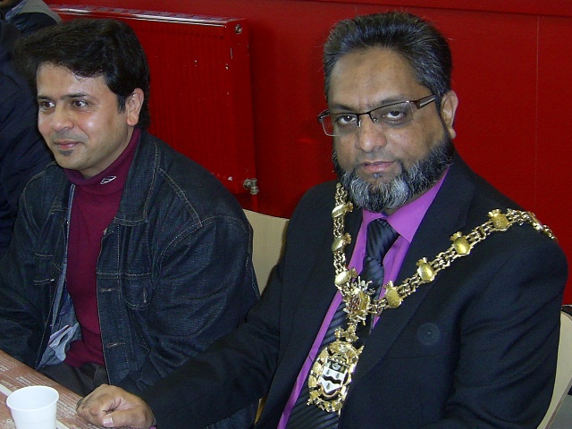 Mayor of Blackburn with Imtiaz Patel